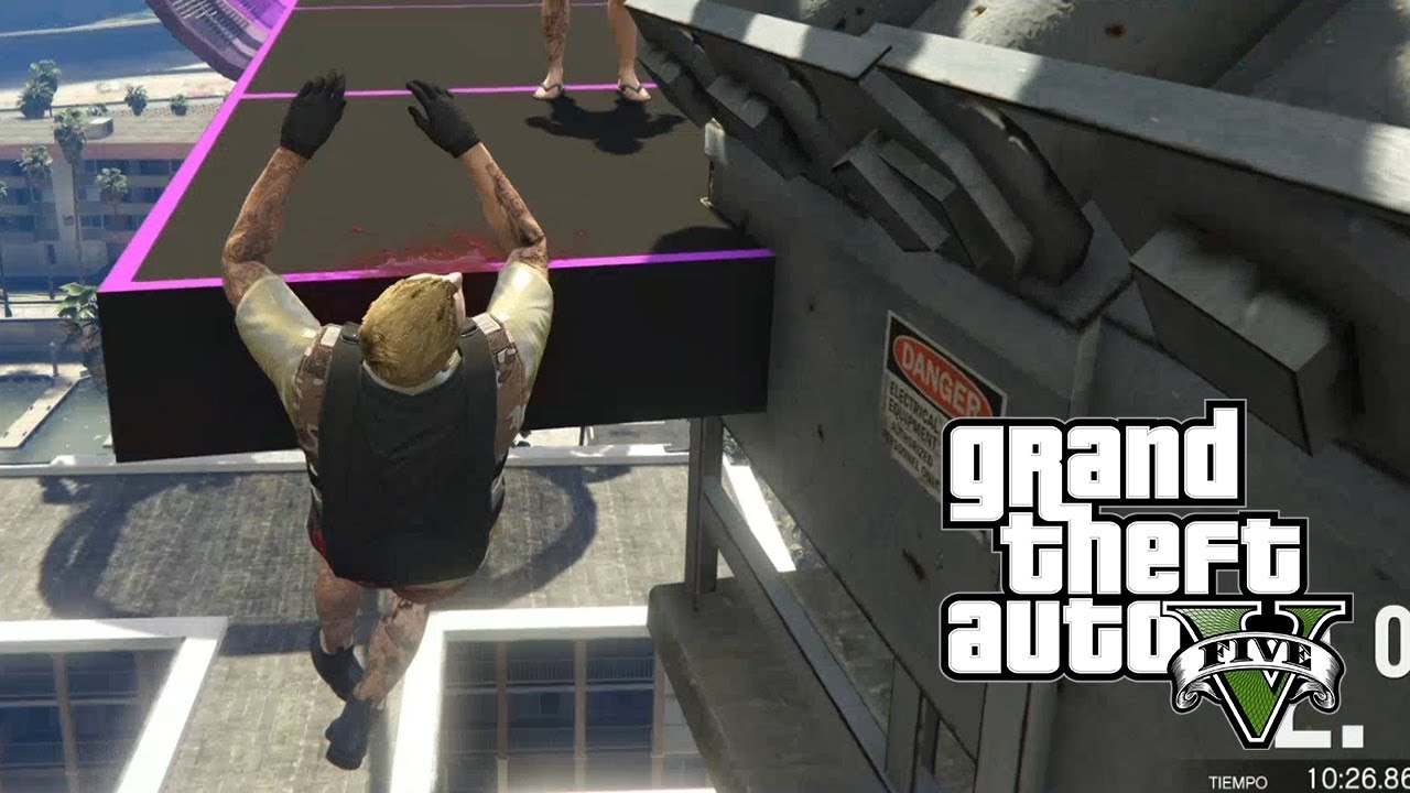 UN PARACAÍDAS DEFECTUOSO! PARKOUR TRANSFORMER GTA V