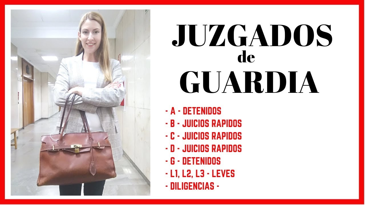 CÓMO FUNCIONAN LOS JUZGADOS DE GUARDIA | El Derecho claro