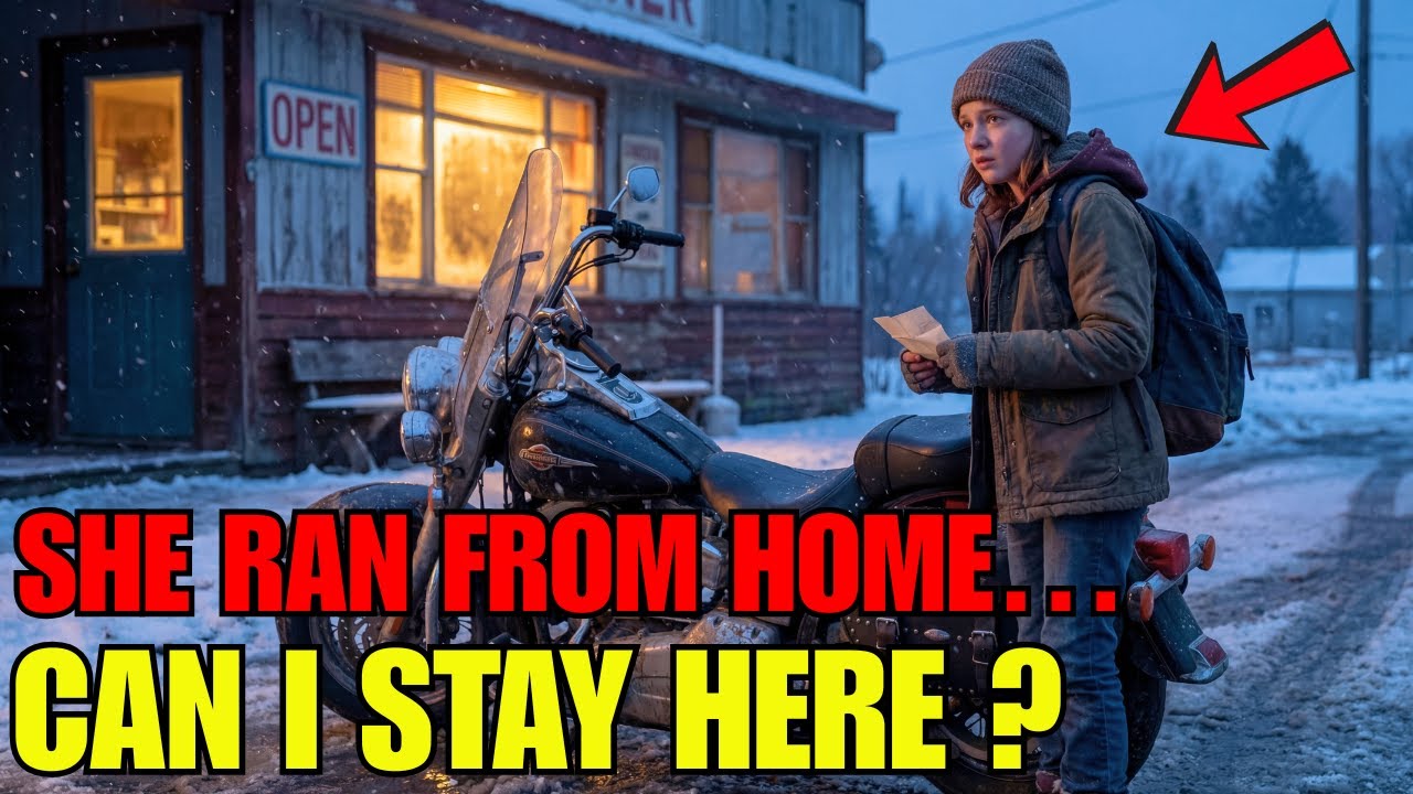 She Ran From Home on Christmas Night — What Bikers Found the Next Morning Shocked Everyone
