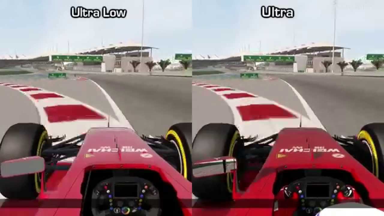 F1 2014 - Ultra Low vs Ultra - Graphics Comparison