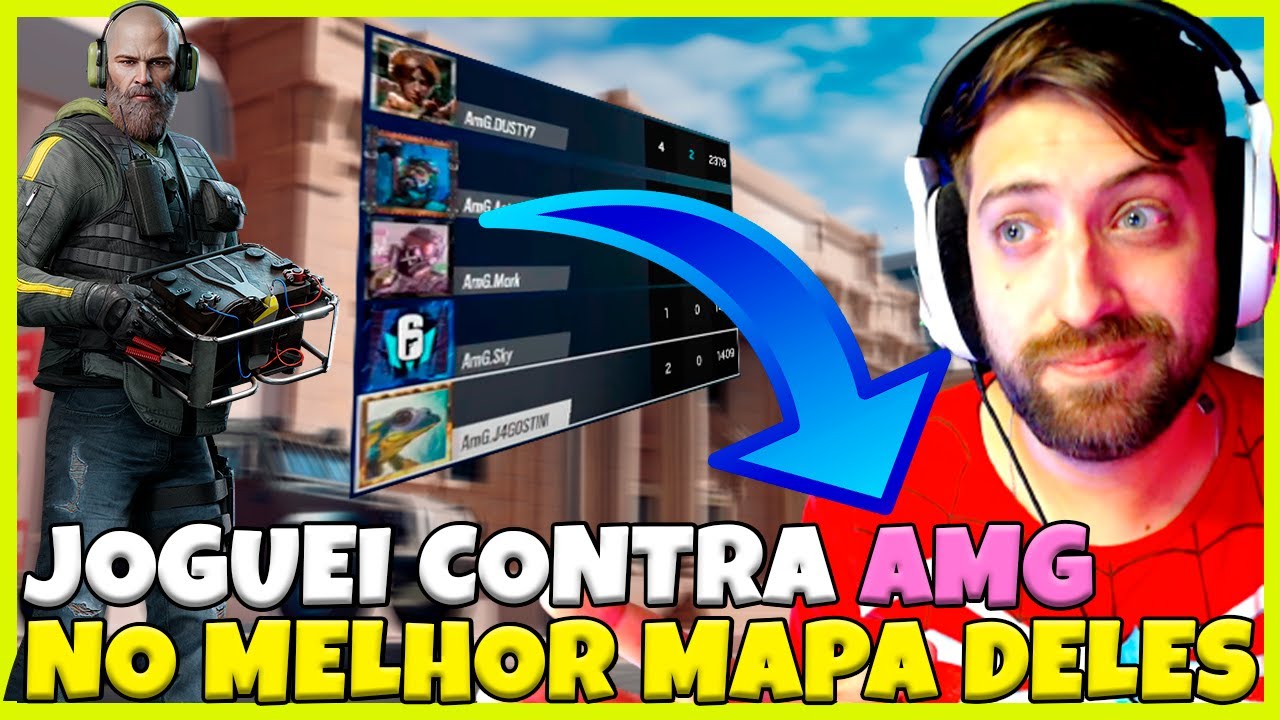 🔥 JOGUEI CONTRA AmG e o DUSTY7 TOP 3 GLOBAL no RAINBOW SIX: MOBILE!