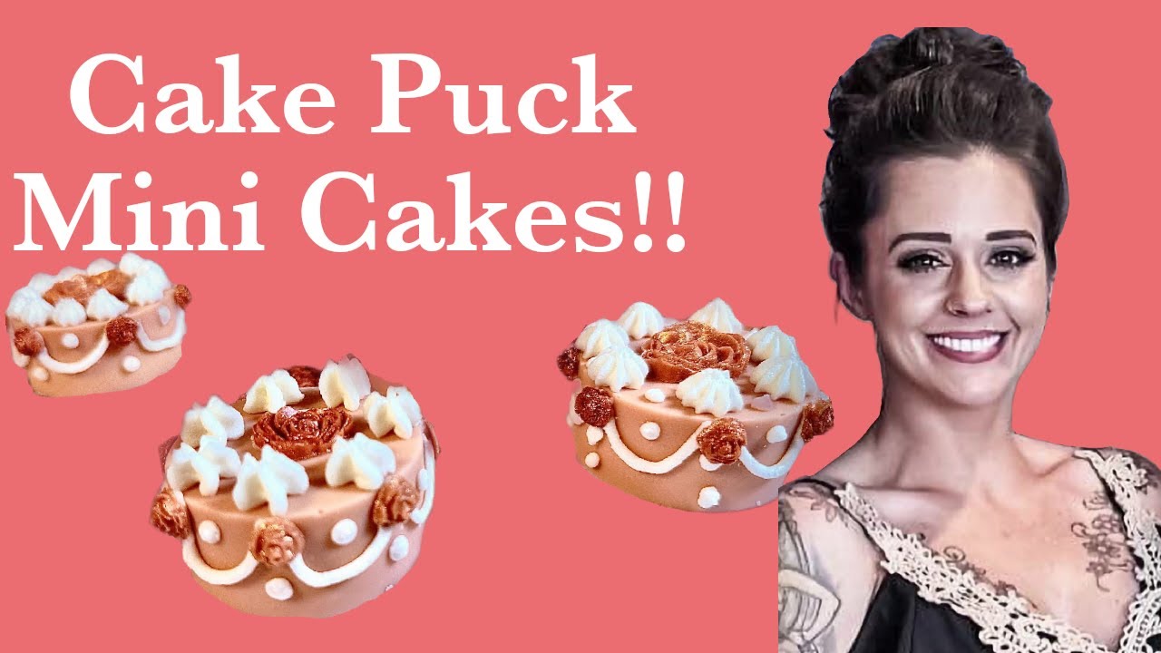 HOW TO DECORATE CAKE PUCKS LIKE A MINI CAKE!!!