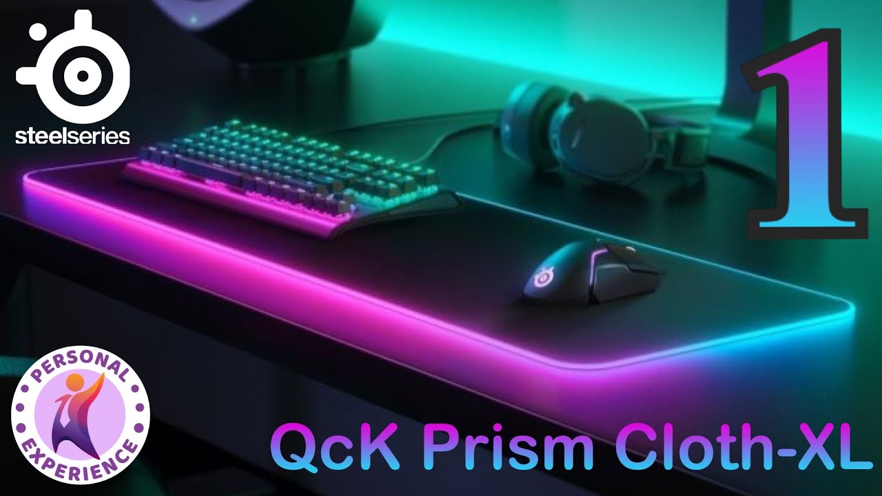 Топовый RGB коврик Steel Series QcK Prism Cloth - XL : Часть 1 [распаковка,  обзор, преимущества] 4K