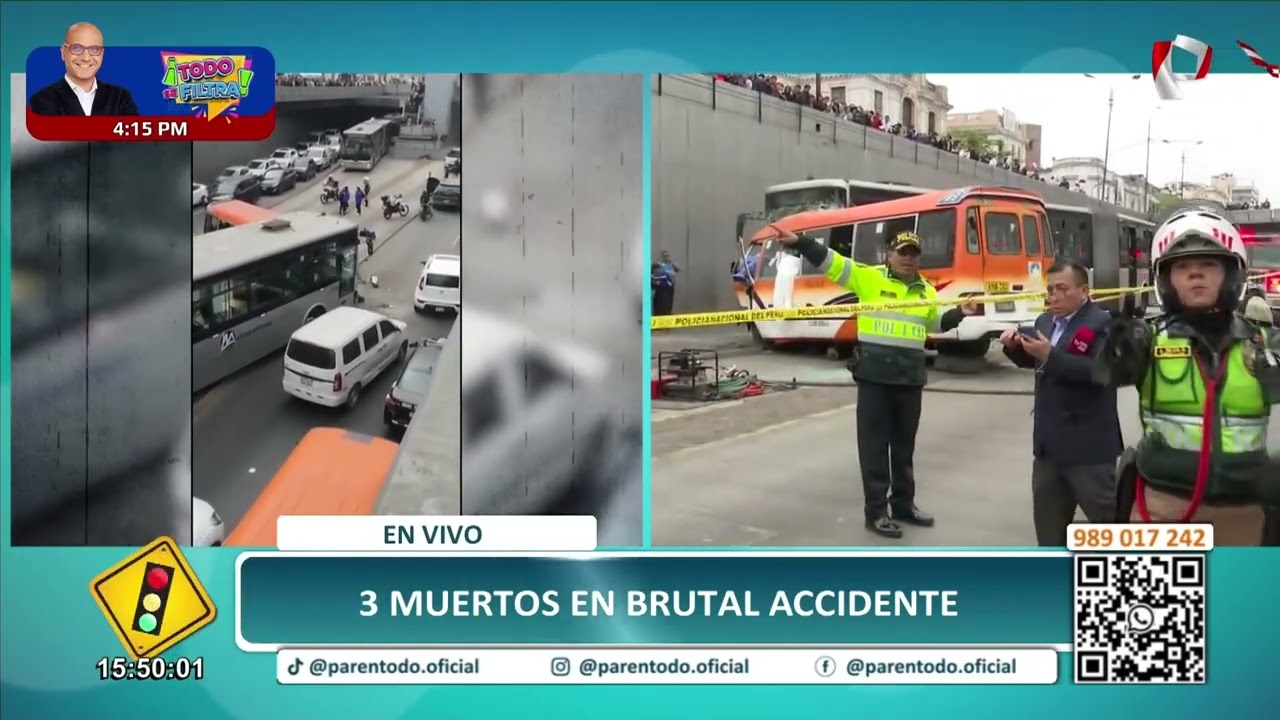 Tres fallecidos tras choque de 