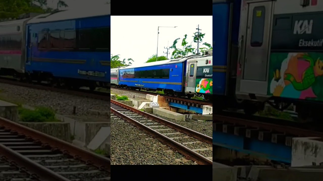 Melesat | KA Argo Semeru Melintas Langsung Stasiun Krian
