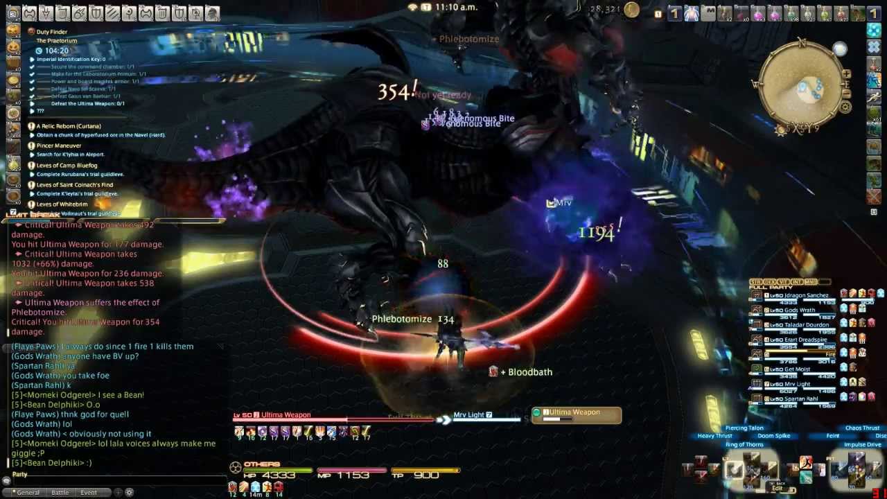 FFXIV 2.05 ARR - Dungeon - The Preatorium ~ 21:30 Speed Run SR ~