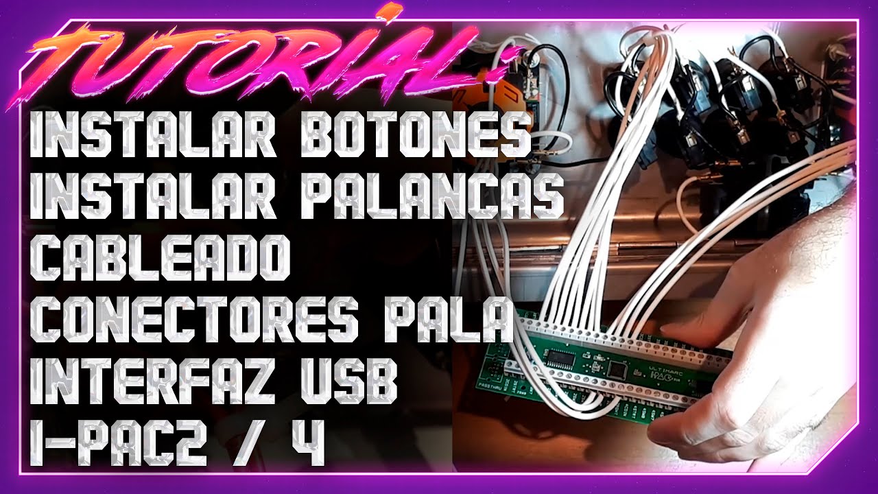Control de arcade - Cableado - Interfaz PS/2 o USB - Botones con luz led - Taller Arcade y Pinball.