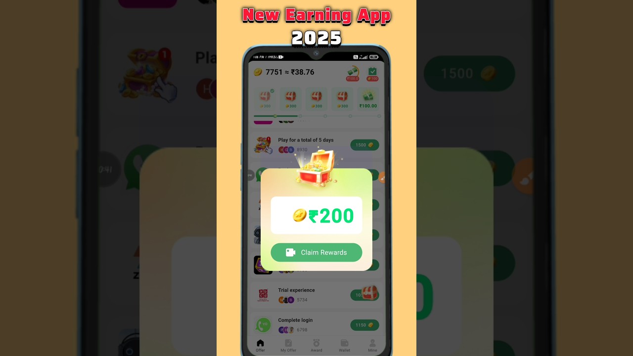 New Earning App 2025 | Free Me Paisa Kamane Wala app | #newearningapp2025 #easymoney