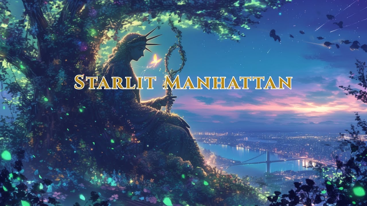 Starlit Manhattan — 星降るマンハッタン｜Fantasy Celtic Harp & Choir BGM for Relax & Sleep（ケルト・ヒーリング音楽）