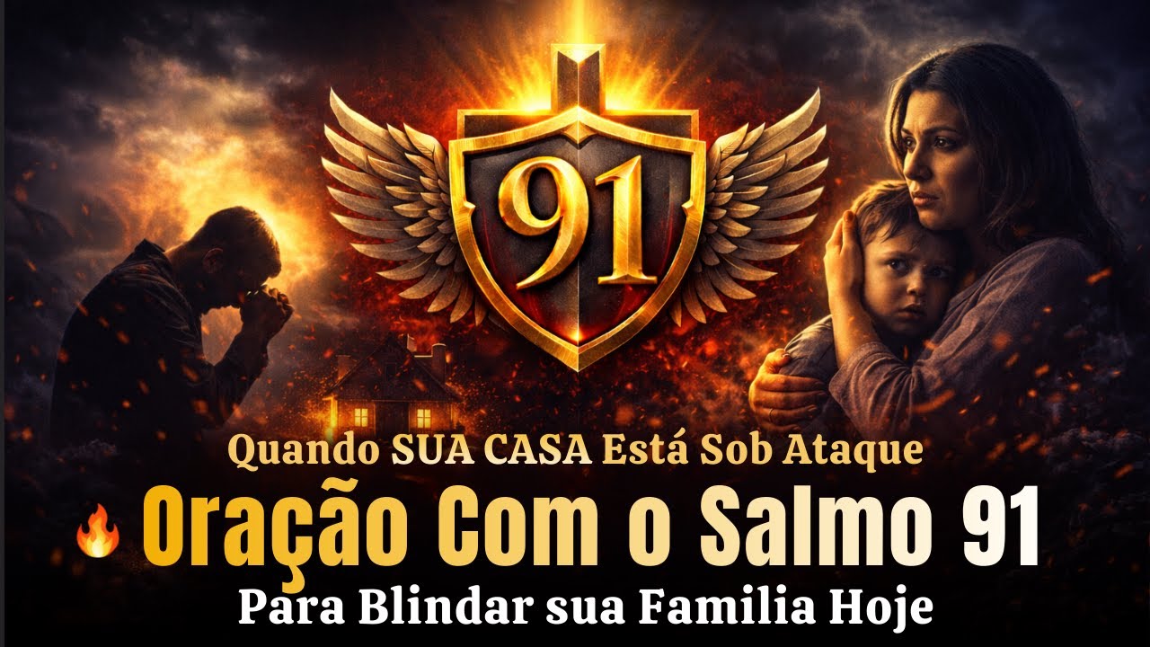 🔥 Quando Sua Casa Está Sob Ataque — Oração Com o Salmo 91 Para Blindar Sua Família Hoje