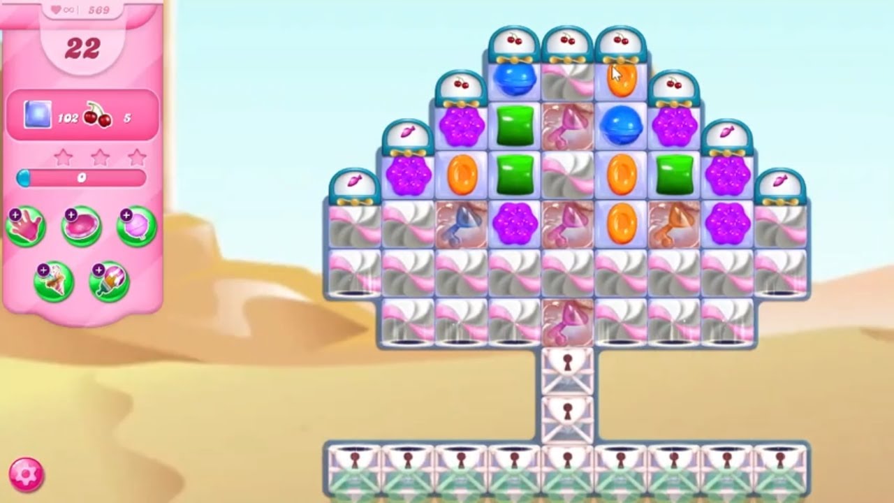 Candy Crush Saga LEVEL 569 NO BOOSTERS (new version)
