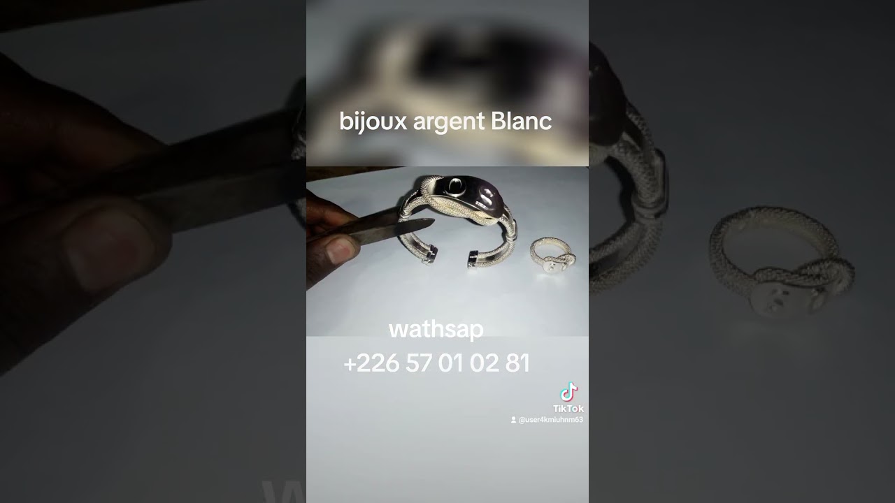 bijoux argent Blanc le vrai