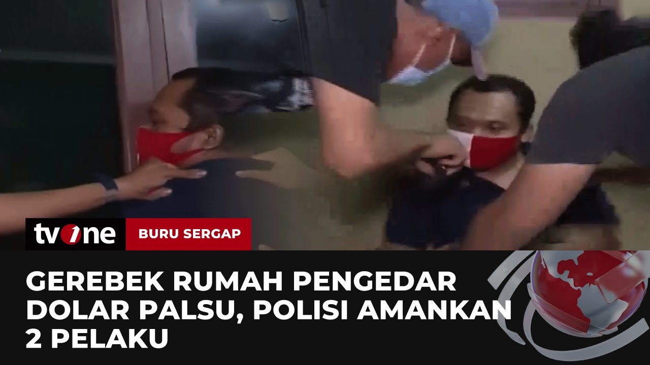 Polisi Gerebek Pelaku Pengedar Dolar Palsu di Tangerang | Buru Sergap tvOne