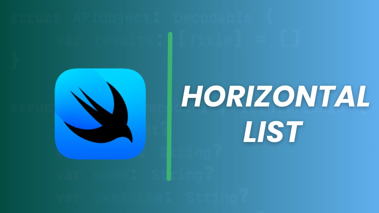 SwiftUI Beginner Tutorial | Horizontal ListView