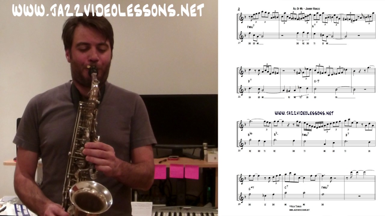 All Of Me - Johnny Hodges solo