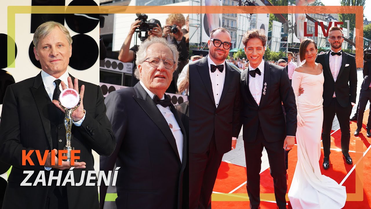 Červený koberec, Viggo Mortensen, Dagmar Havlová či Jiří Bartoška na zahájení 58. KVIFF