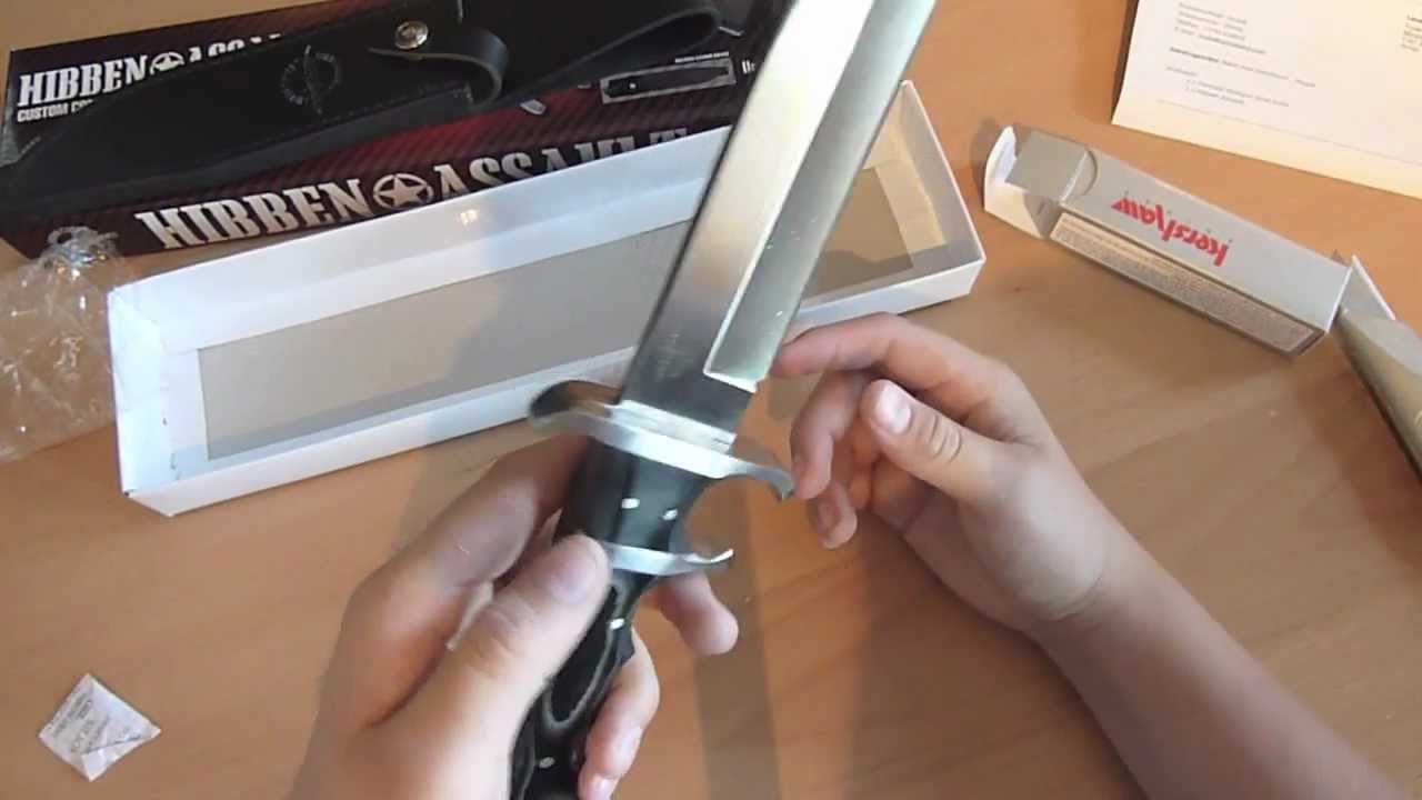 Gil Hibben assault bowie knife unboxing (review)