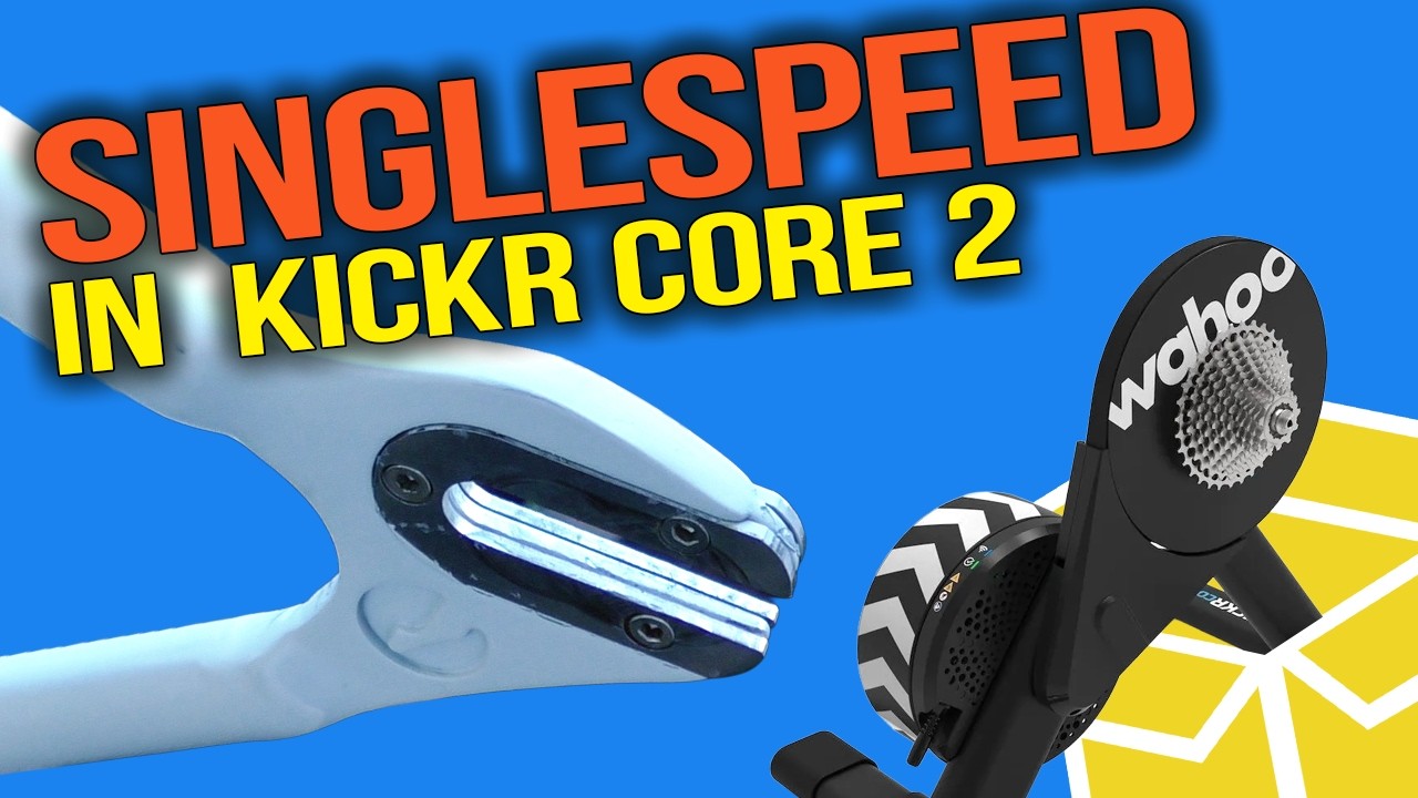 How to mount a singlespeed frame to a trainer Wahoo Kickr Core 2