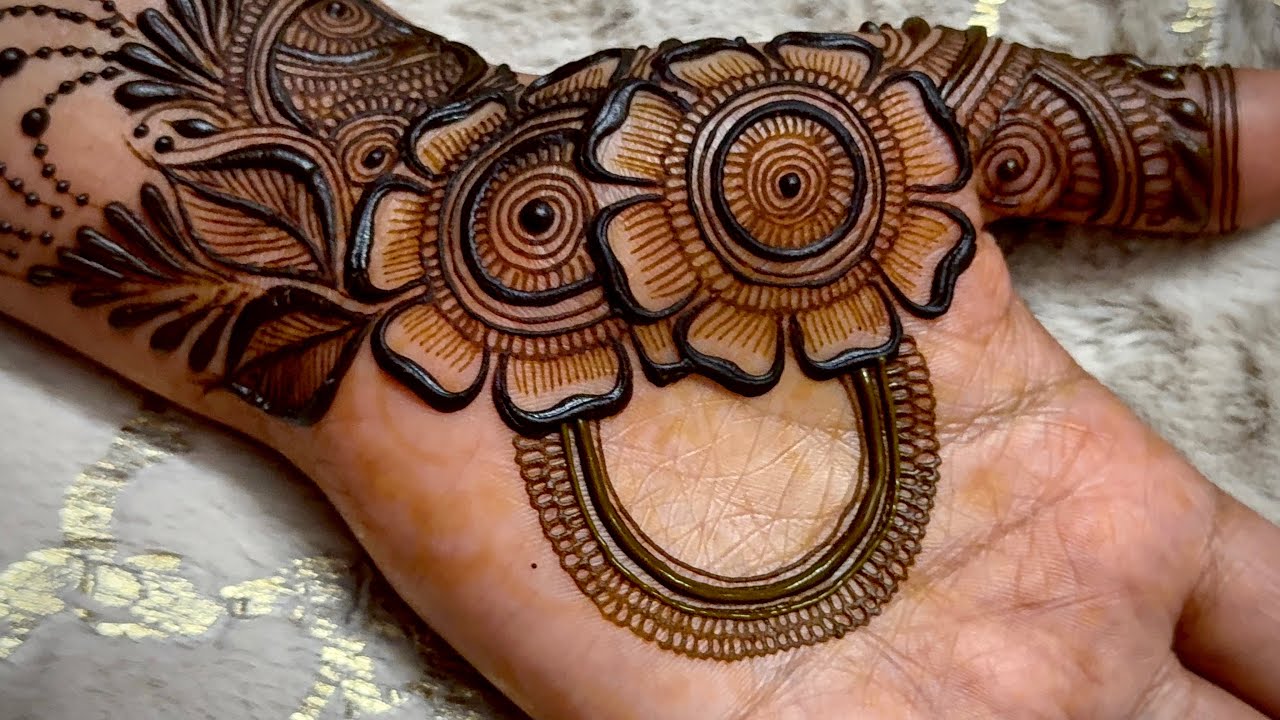 Very Simple and easy  front hand mehndi design || Floral  mehndi design 2026 || New Mehndi Design 