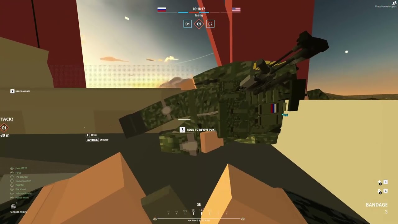 Battlebit sniping 77 kills 2 deaths average wakistan
