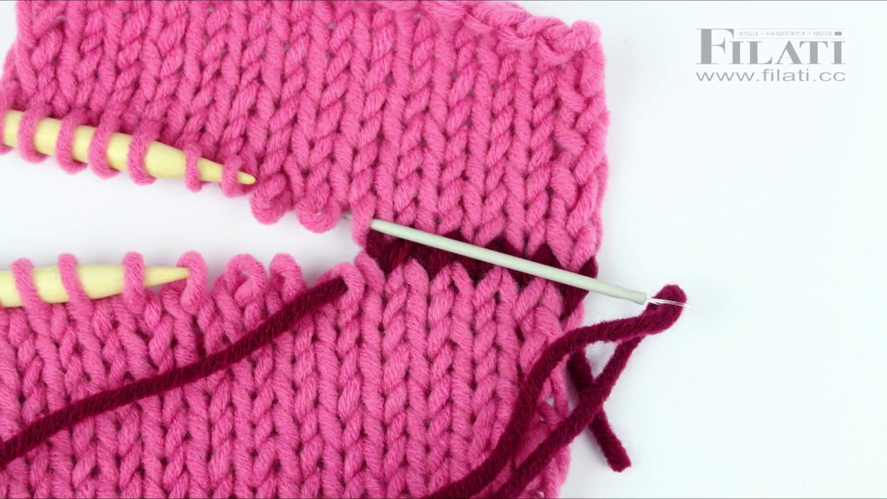 Die unsichtbare Naht I Strickteile im Maschenstich verbinden