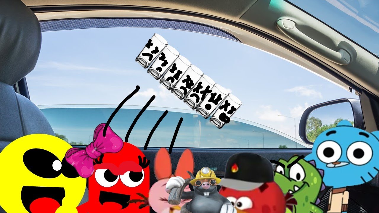 Pac Boy, sammy, bino, barry, gumball, Rob Bird Y Pinky tiran basura  y son castigados (parte 1)