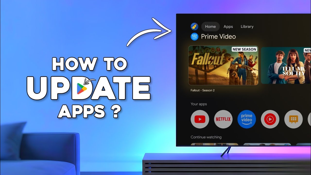 Как обновить приложения на Google TV