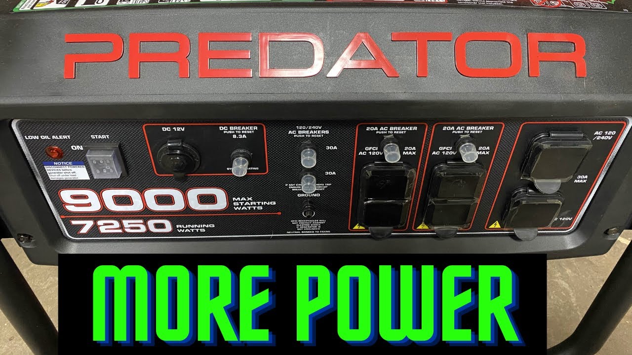 Predator 9000 Watt Generator