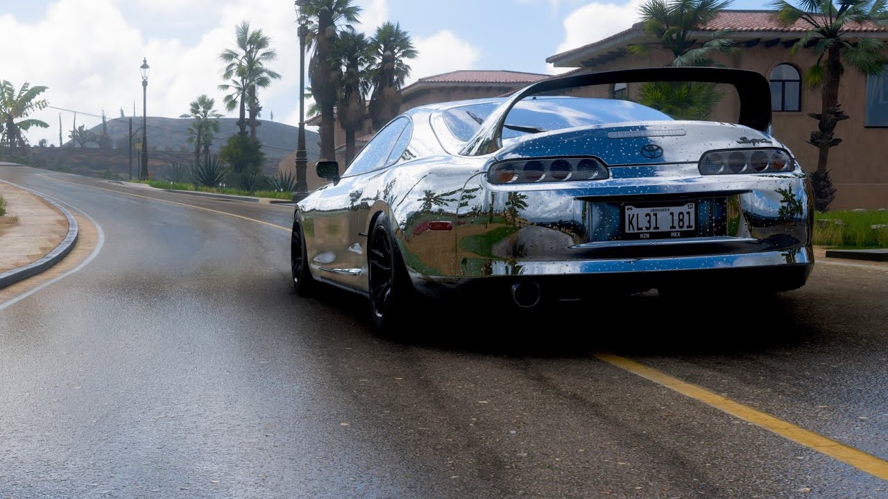 FORZA HORIZON 5 PS5 SLIM GAMEPLAY WITH ICONIC SUPRA MK4
