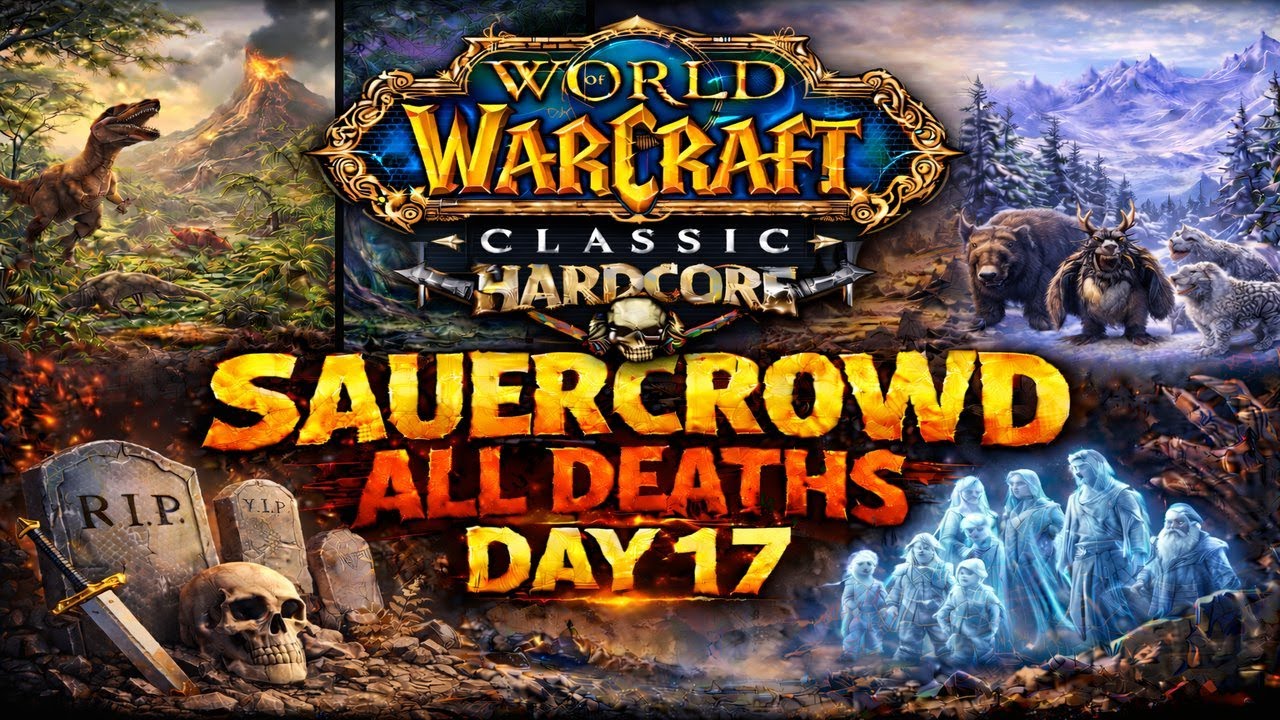 Sauercrowd All Deaths Day 17 WoW Hc Event
