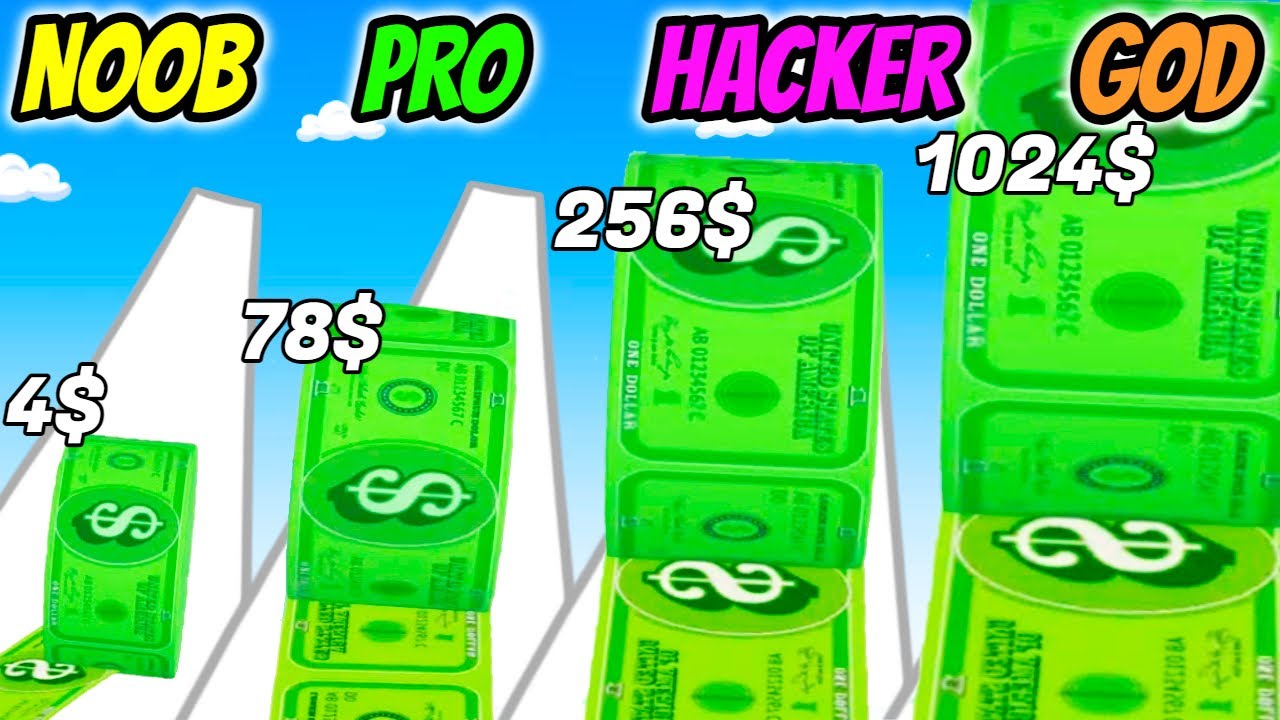 Cash Up Run! - NOOB vs PRO vs HACKER vs GOD