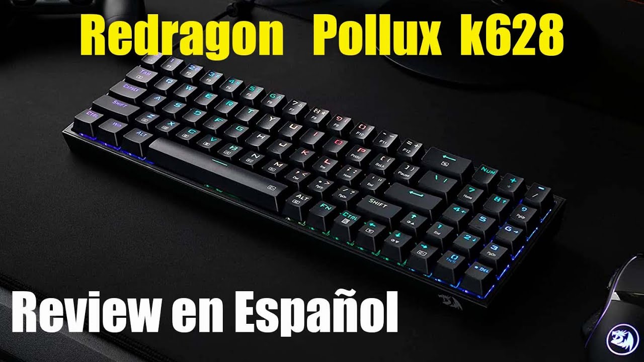REDRAGON POLLUX  k628 review en español (la peor)