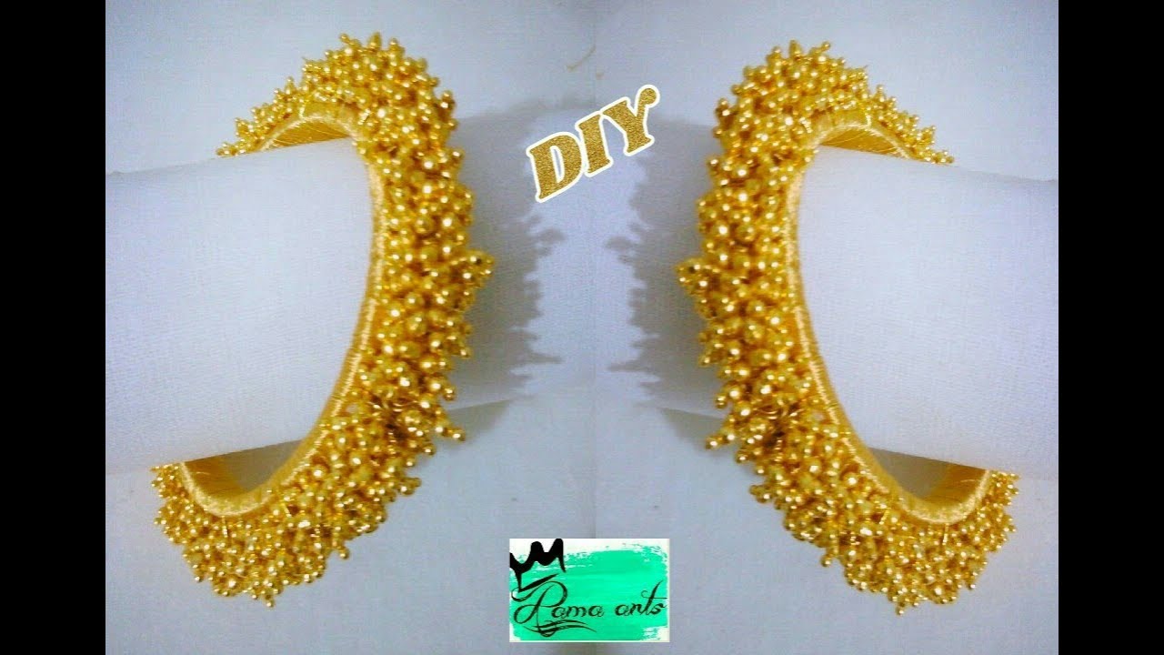 Silk thread Loreal bangle - How to make this bangle | jewellery tutorials
