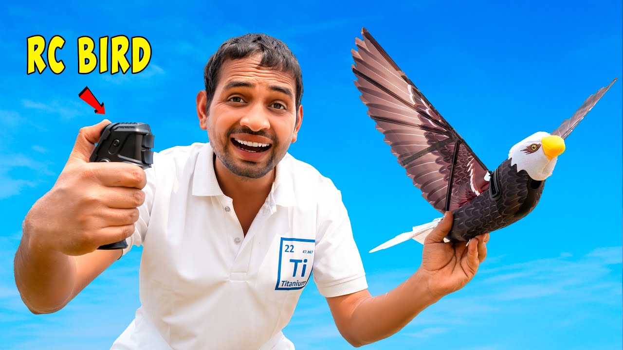 Unboxing Professional Rc Bird..उड़ने वाला पक्षी🦅..Worth - ₹50,000🤑