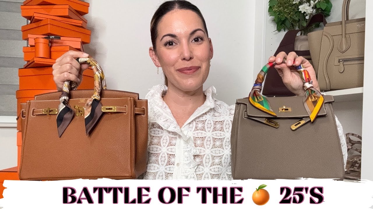 ПОДРОБНОСТИ, КОТОРЫЕ ВАМ СТОИТ ЗНАТЬ! 👜 Hermes Birkin 25 против Kelly 25