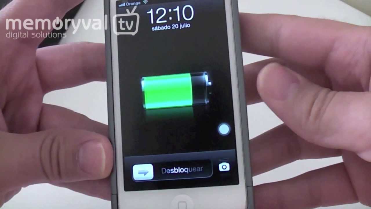 Funda con batería 1500mAh Juice Hellium para iPhone 5 de Mophie