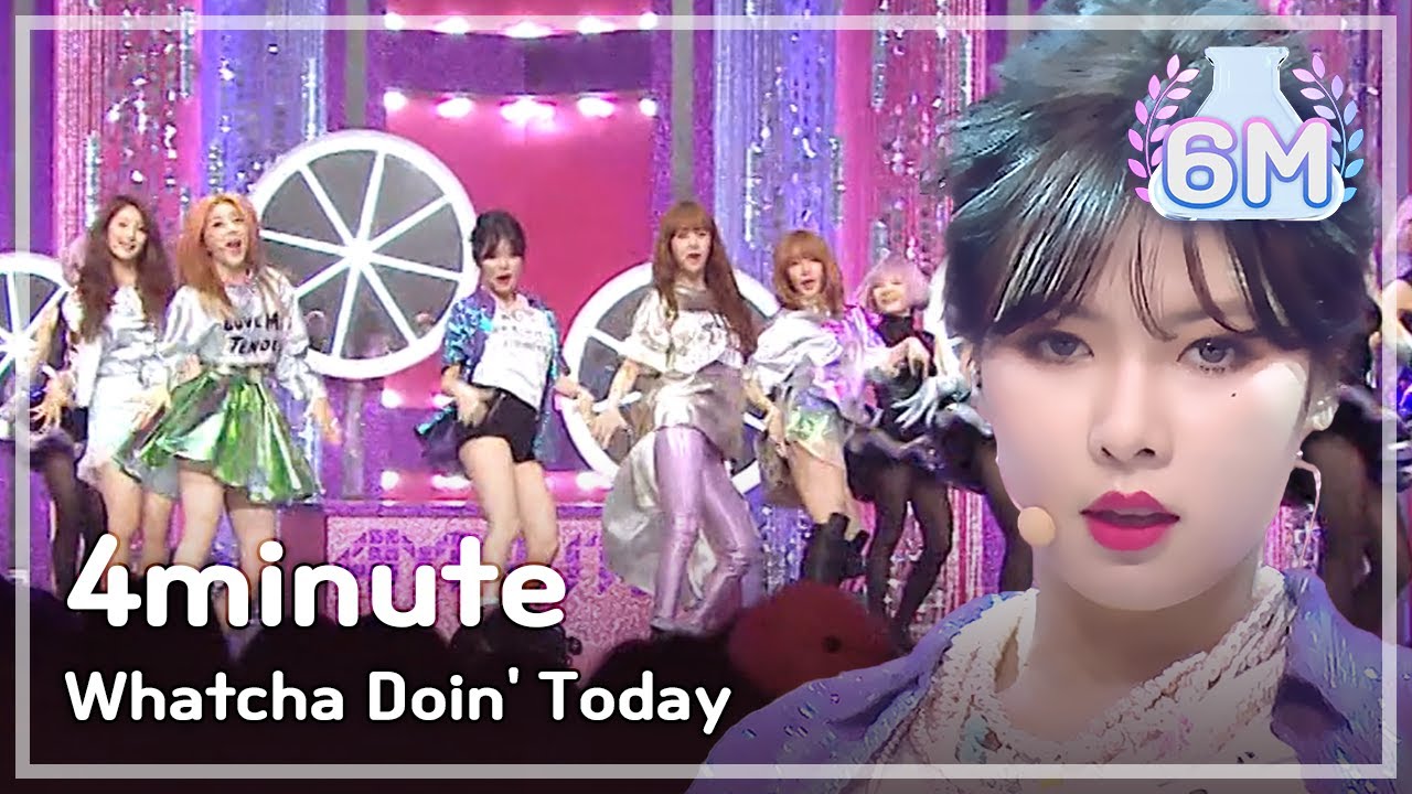 [Comeback Stage] 4minute - Whatcha Doin' Today, 포미닛 - 오늘 뭐해, Show Music core 20140322
