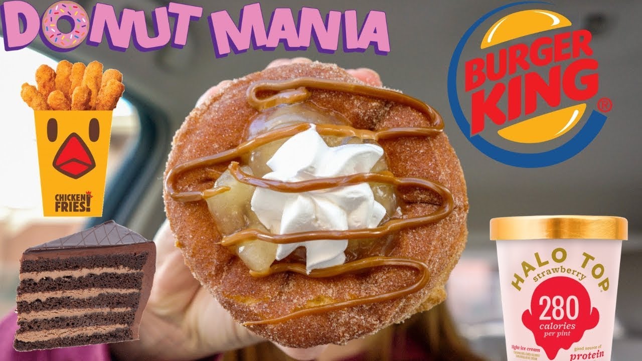EATING EVERYTHING I WANTED CHEAT DAY | DONUTS, BURGER KING, CAKE + MORE!