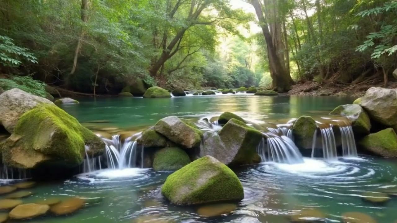 Serene River Ambience Sounds with Birds 🌿 Peaceful Nature for Deep Relaxation