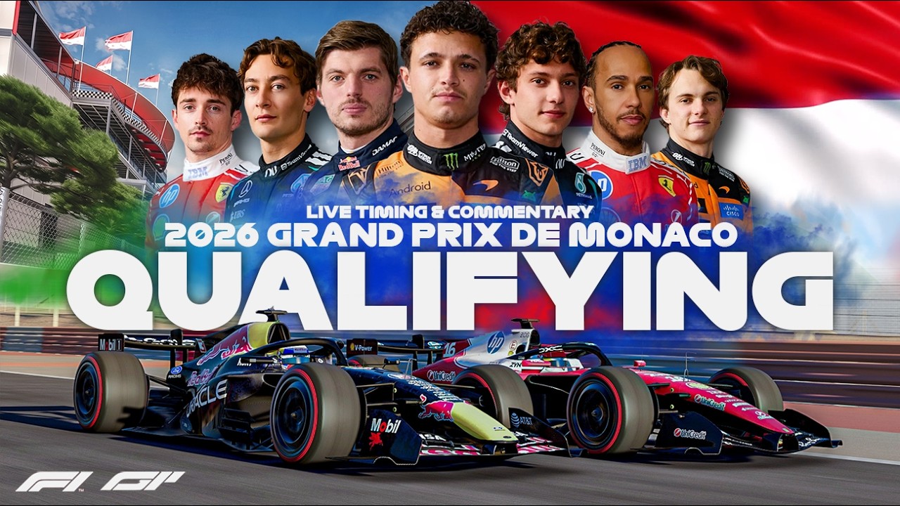 LIVE | F1 - 2026 Grand Prix De Monaco | Qualifying | Timing & Commentary | Sim Footage