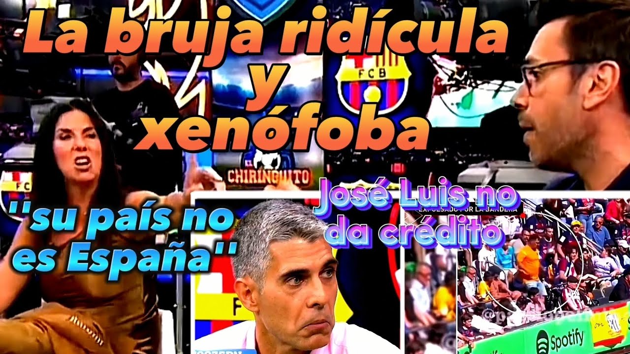 Vergonzoso lo de Cristina Cubero con el fan del Atléti hoy en el Chiringuito de jugones