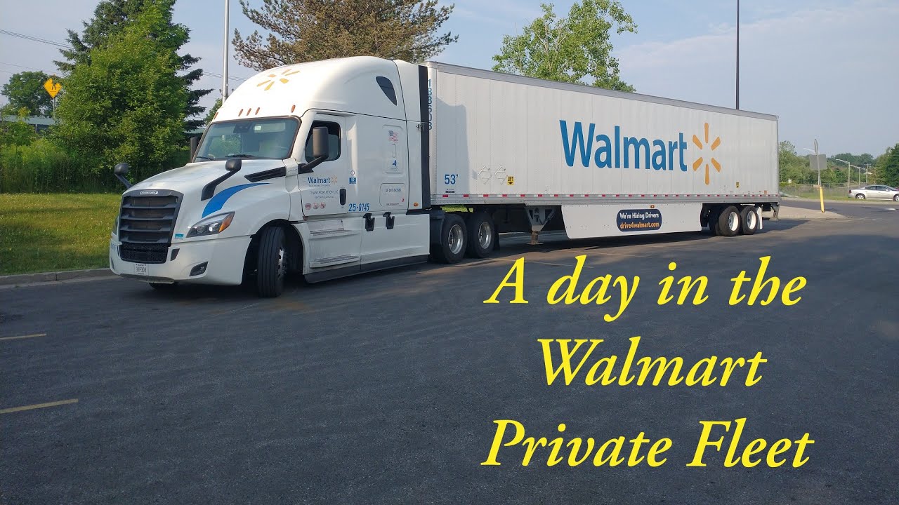 Walmart Driver / A Day in the Walmart Private Fleet