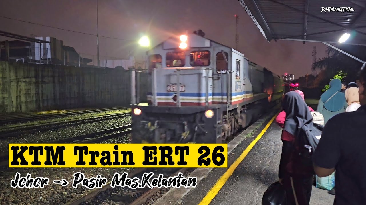 KTM | Train to Pasir Mas | ERT26 JB Sentral - Tumpat