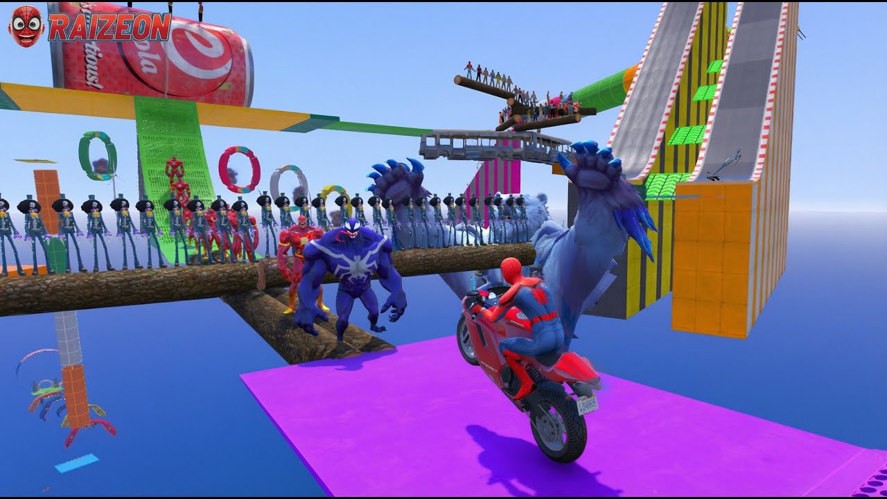 🏍️ Spider-Man Can't Make Any Mistake | Game GTA V Superhero