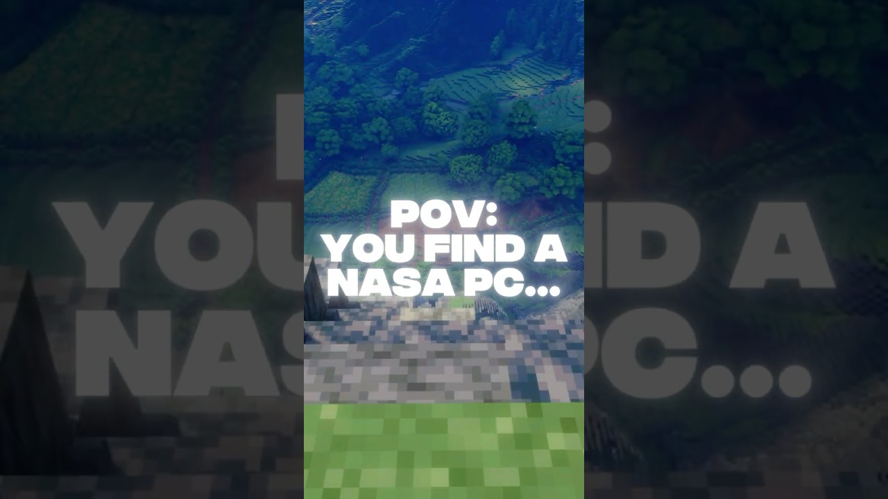 POV: You Find a NASA PC...  #chillminecraft #minecraft #cozyminecraft