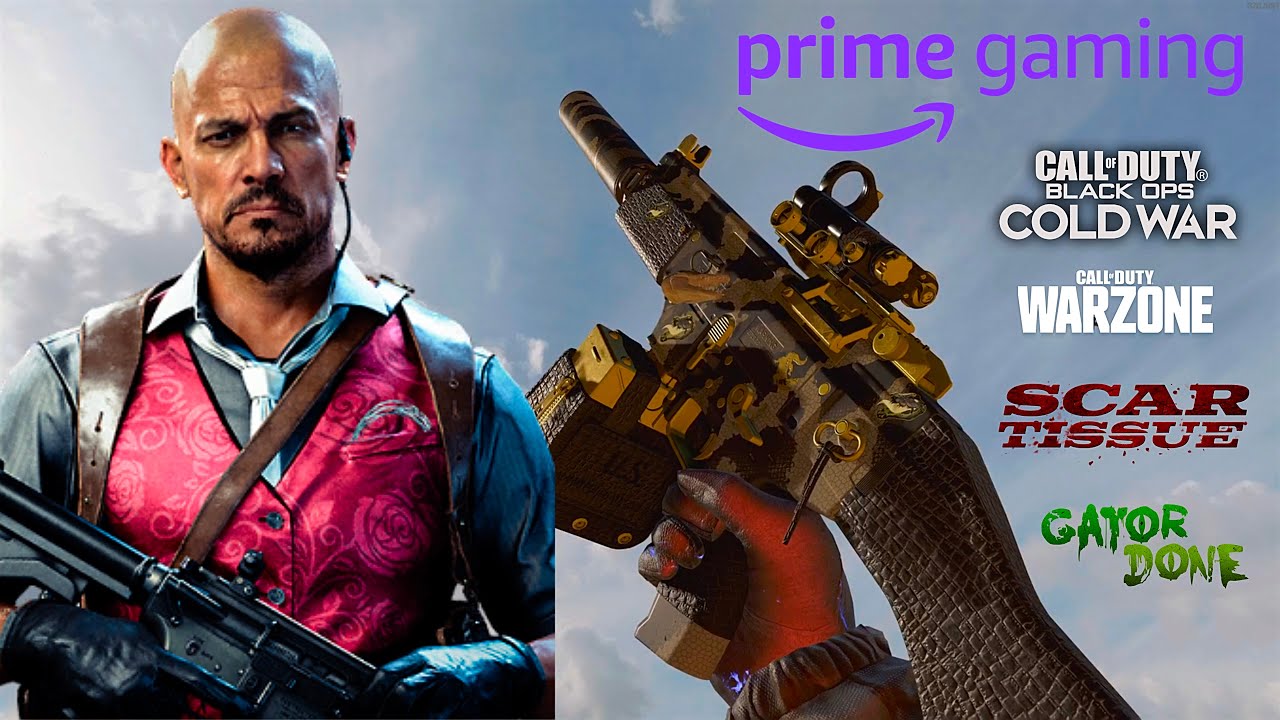 New Amazon Prime Gaming Bundle - Scar Tissue + Gator Done Showcase - Cold War & Warzone