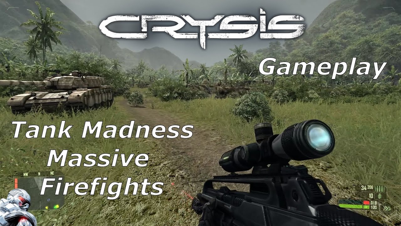 Crysis - Gameplay | Tank Madness | Massive Firefights | Fun Mission