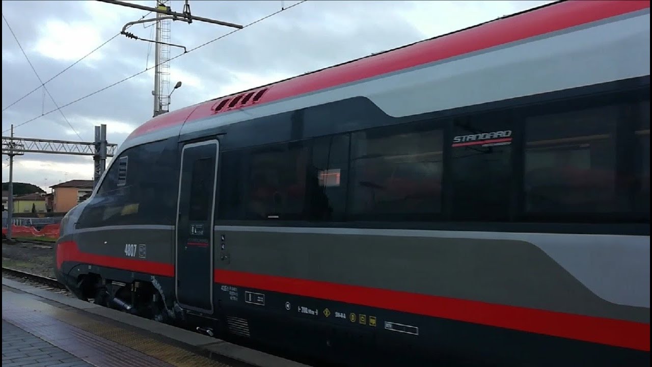ETR700 07 Frecciargento. Invio vuoto per Milano in partenza da PISTOIA!!! 5 gennaio 2021