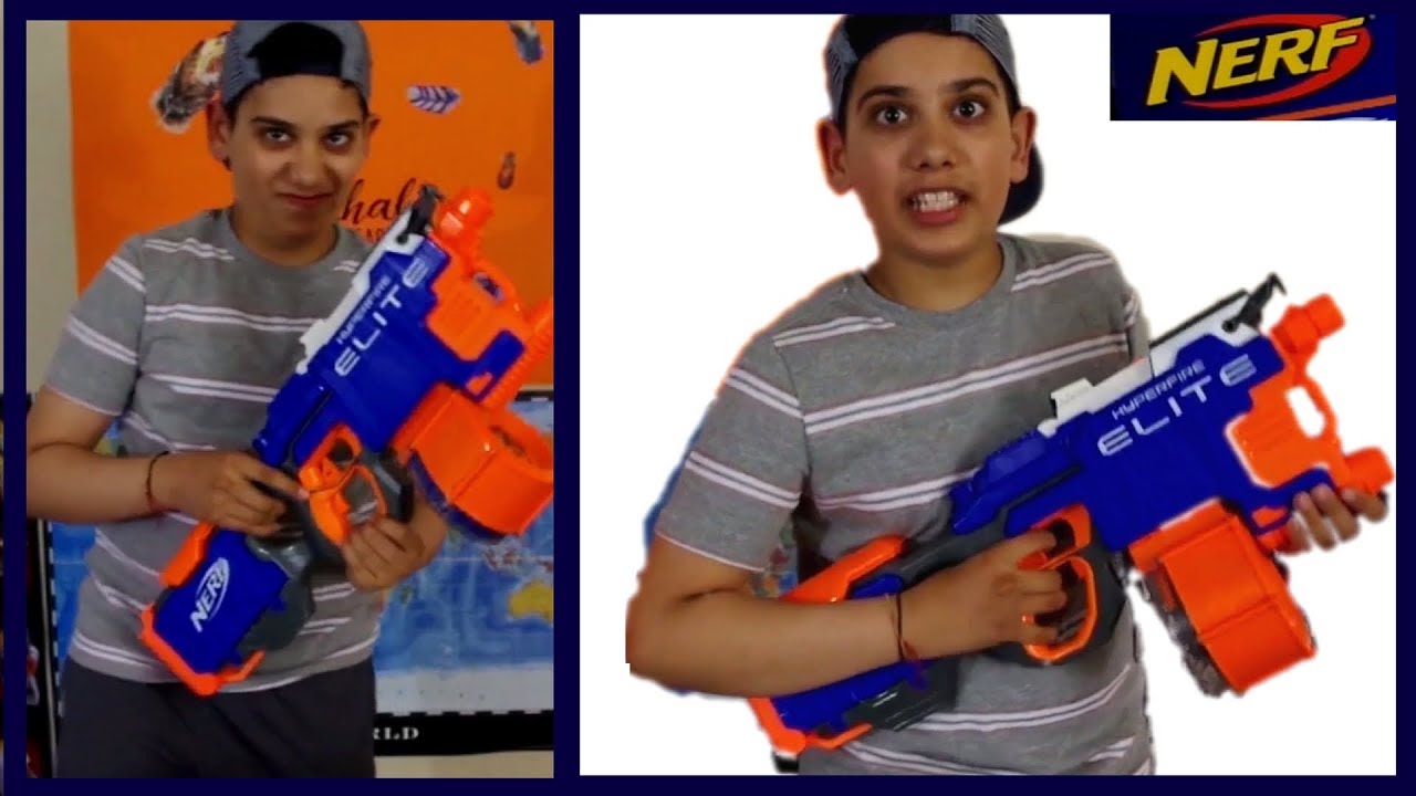 NERF HYPERFIRE ELITE: Unboxing & Demo: JUST 1 Word to describe 