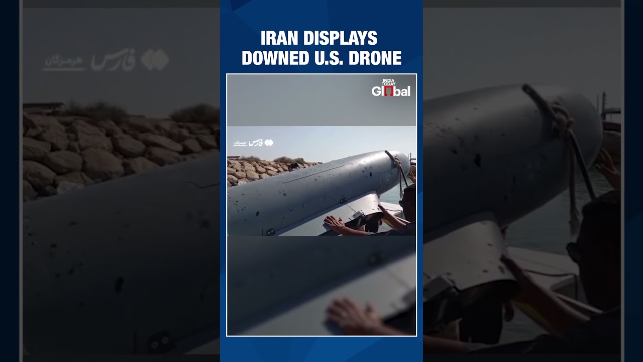 Iran Releases Footage Of Alleged Downed US Reaper Drone Over Strait Of Hormuz